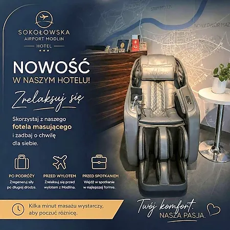 莫德林机场索克沃弗斯卡酒店 Nowy Dwór Mazowiecki